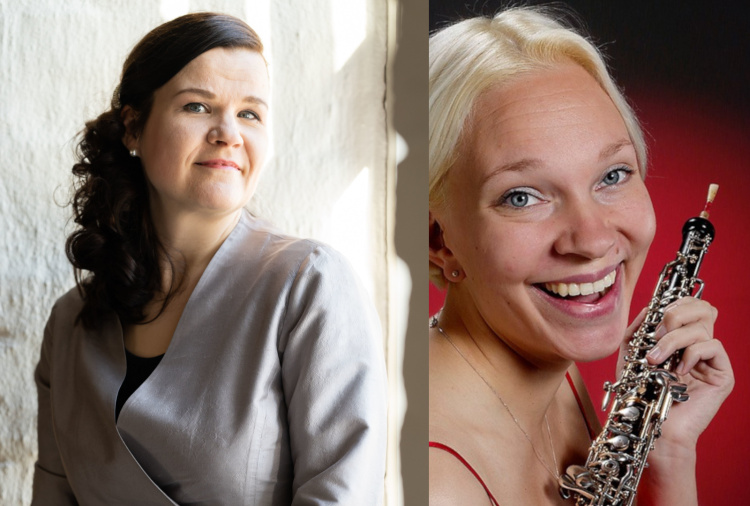 Kesäkonsertti Särkisalon kirkossa Esiintyjät vierekkäin