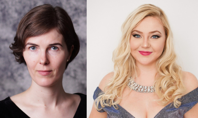 Kesäkonsertti Kiskon kirkossa pianistin ja laulajan kasvokuvat