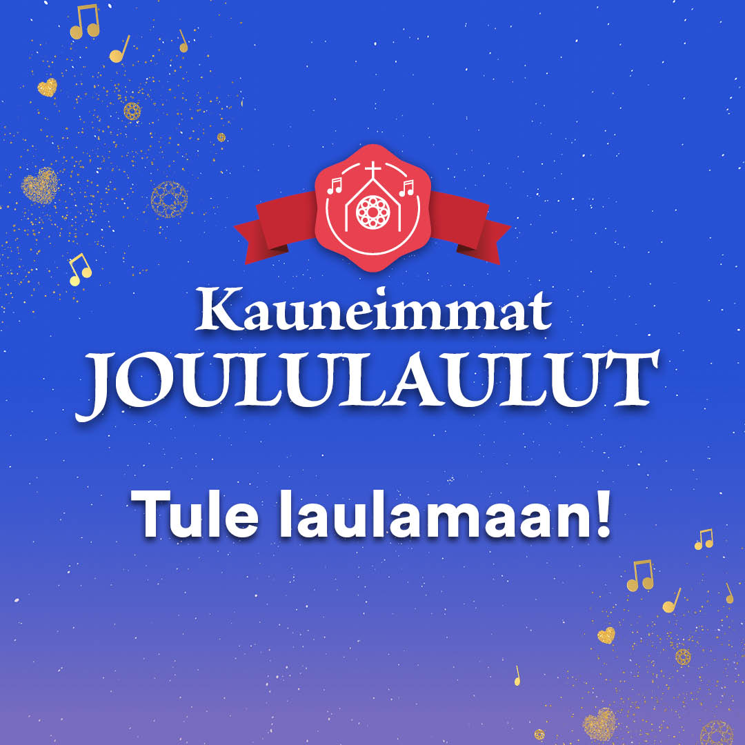 sinisellä pohjalla teksti kauneimmat joululaulut